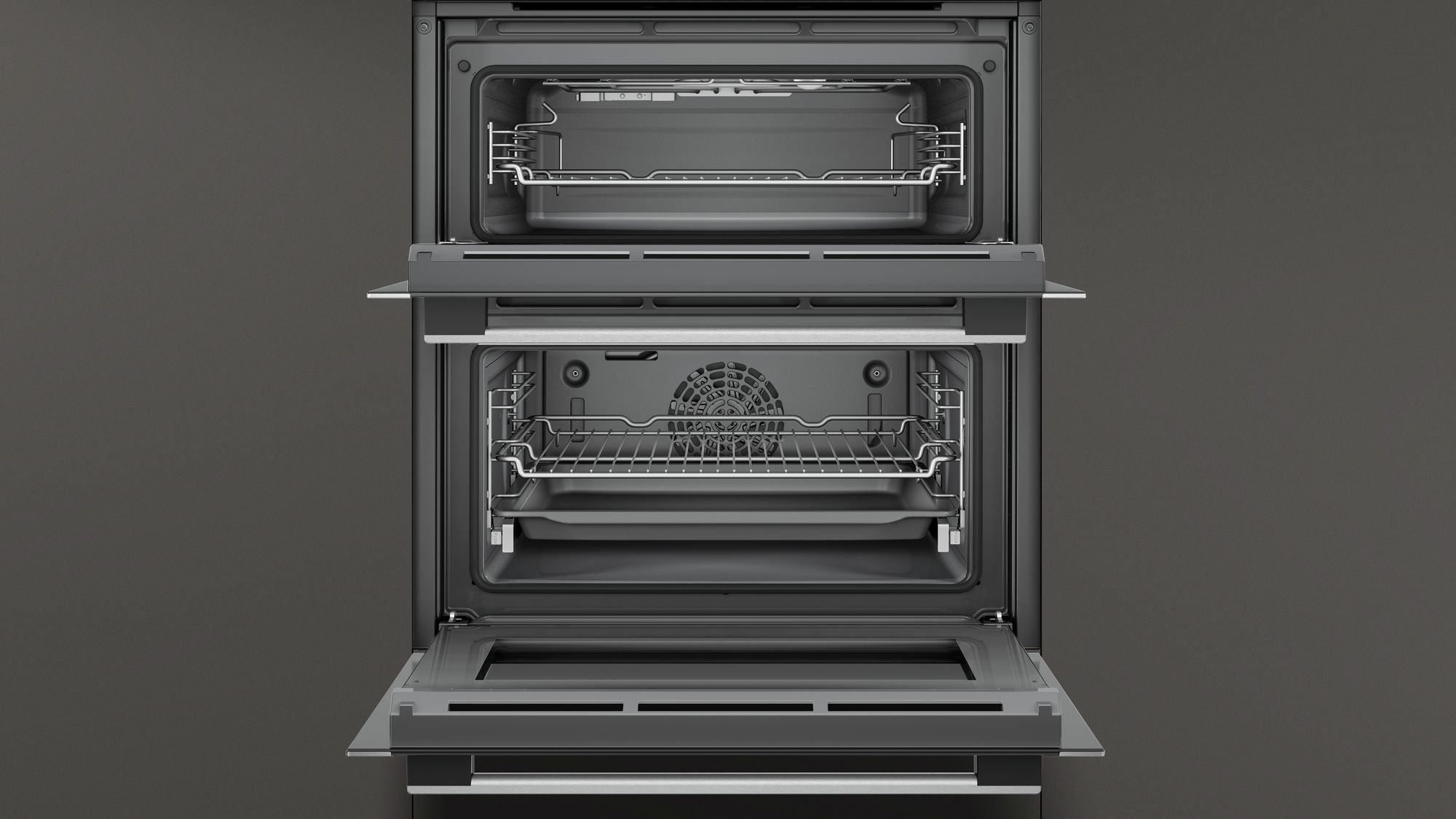 Neff J1ACE4HN0B Built Under Double Oven (S/Steel) HBH Woolacotts